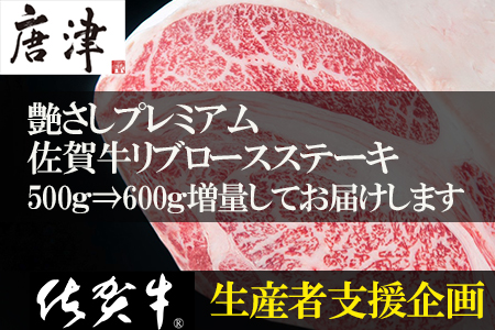 A4～A5等級限定 佐賀牛リブロースステーキ 300g×2枚(合計600g) A4 A5 国産 牛肉 霜降り ブランド牛 ステーキ BBQ 焼肉 キャンプ アウトドア 贈り物 ギフト「2023年 令和5年」