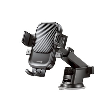 【機樂堂】JR-OK6 車用機械手機支架 吸盤式 一鍵鎖緊 360度旋轉