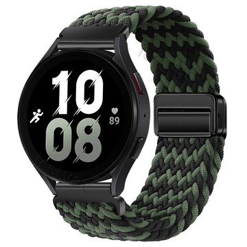 尼龍編織 磁吸蝴蝶扣 適用 三星錶帶 Galaxy Watch 6/5/4 錶帶 佳明錶帶 20mm 22mm 插削快拆