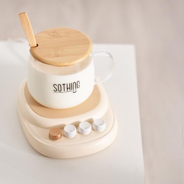 55℃/65℃/75℃恆溫暖杯墊 - 熱騰騰｜聖誕禮物 交換禮物 生日禮物 冬季暖物 加熱杯墊 熱騰騰