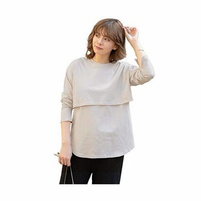 アイ アドティエ 長袖 半袖2点セット ショート丈ロンt 半袖tシャツ フレンチスリーブ 重ね着 裾ラウンド アイボリf 通販 Lineポイント最大get Lineショッピング