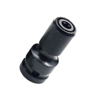 家護保｜鉻鉬鋼衝擊扳手專用【1/2"板手 轉 1/4"起子套筒】12.5轉6.35mm 起子套筒 扳手轉六角起子