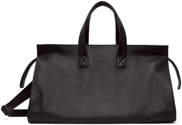 Marsèll 黑色 Quarantotto Leather Weekender 行李包