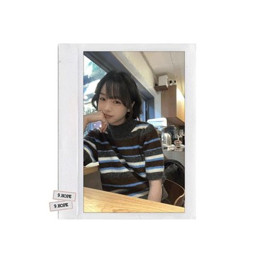 Codibook｜韓國 kim9hope 拼色半袖圓領針織上衣［預購］針織衫 毛衣 女裝