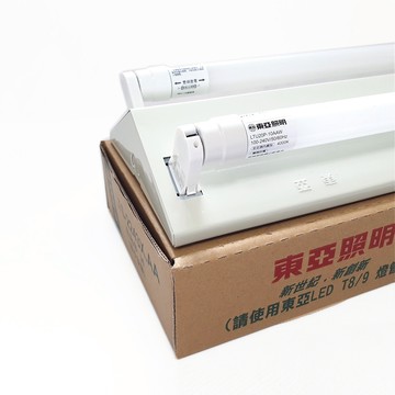 TOA東亞 LTS4243XAA LED 19W 4尺 2燈 黃光 全電壓 山型燈