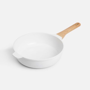 COOKUT INCREDIBLE 輕量陶瓷不沾深鍋28cm 雪白