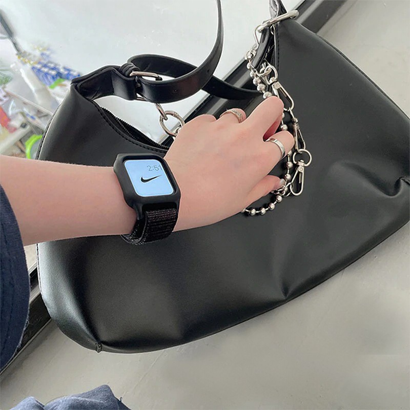 アップルウォッチ10 カバー apple watch SE バンド ナイロン
