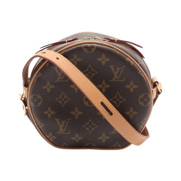 【二手名牌BRAND OFF】LOUIS VUITTON LV 路易威登 棕色 原花 帆布 Boite Chapeau Souple PM 肩背包 M45578