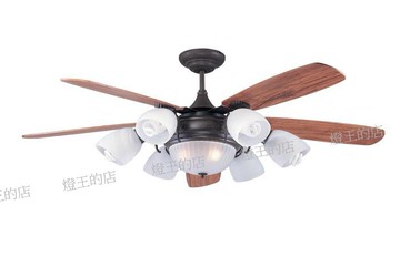 【燈王的店】《台灣製燈王DC強風吊扇》60吋DC吊扇+吊扇燈6+2燈 附遙控器☆KS-012G-DC