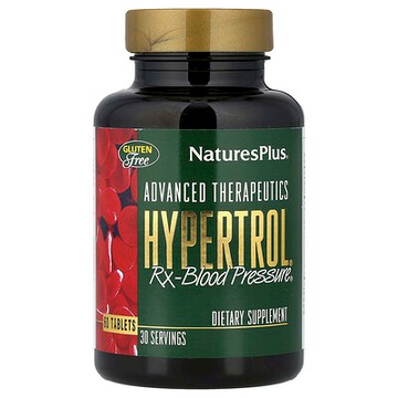 NaturesPlus, Advanced Therapeutics，Hypertrol®，RX 血壓®，60 片