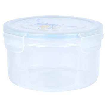 KOMAX 藍緞圓保鮮盒 920ml  1個  單一商品