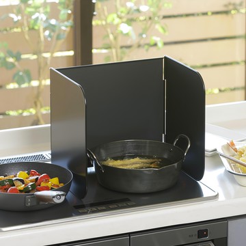 SHIMOMURA 下村 ㄇ型折疊防汙擋油板  1個  33.5 x 24.7 x 29cm