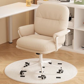 HappyLife 奶油風ins沙發椅 升降電腦椅 Y12250