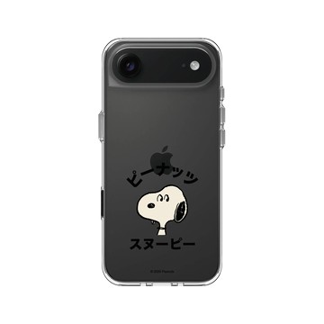 iPhone Air Clear Case（相機按鈕） 透明 - 史努比 Snoopy - 大頭