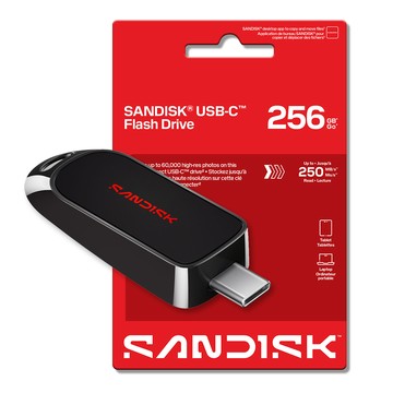【sandisk】SDCZB 256G USB-C 隨身碟 iPhone/安卓 適用 代理商公司貨