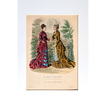 法國百年時尚插圖 - 畫報女神安娜斯 托杜斯 08 - 版畫掛畫