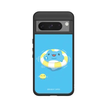 Pixel 8 Pro SolidSuit 黑 - 貓貓蟲咖波 Bugcat Capoo - 咖波游泳趣