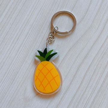 鳳梨 鑰匙圈 旺旺旺
