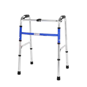 【海夫健康生活館】恆伸 機械式助行器(未滅菌)鋁合金 圓管助行器 ㄇ型 顏色隨機(ER3428)