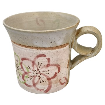 佐和陶瓷國際有限公司 馬克杯 陶瓷 330mL 適用溫度 -30°C~100°C 日本產  櫻花紋  1個