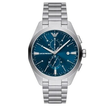 【EMPORIO ARMANI】經典三眼腕錶43mm(AR11541) 附提袋