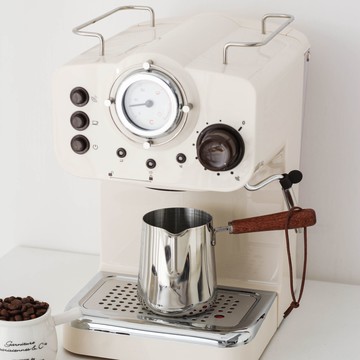 （倉庫直出）圍爐煮茶熱牛奶鍋潑油迷你小鍋加厚不銹鋼刻度咖啡拉花杯輔食鍋YJ-180快速出貨