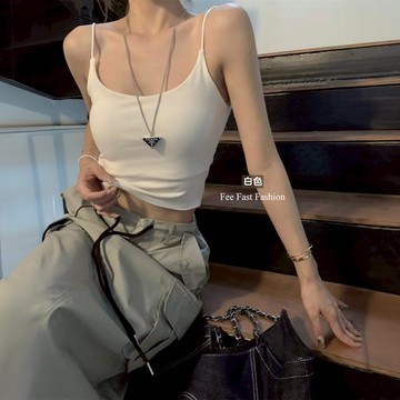 【Fee現貨8色】正韓美背扭結背心BRA TOP🔥細肩帶背心 吊帶背心 小背心 女上衣 露背上衣 GAT 韓國女裝 秋冬