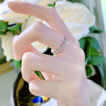 戒指女 925 純銀戒指 簡約ins風 通體純銀 飾品 個性戒指 高級感 小眾設計 指環 蕾絲花邊 女生生日禮物 163