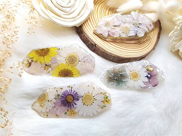 浮容手作房HIBISCUS#昡日#/髮夾/乾燥花