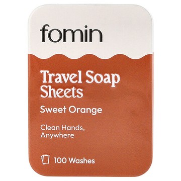fomin, 旅行香皂片，甜橙香，100 片