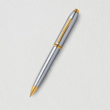 【CROSS】濤聲系列 金鉻23KT鍍金鋼原子筆(原廠正貨)