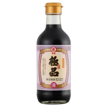 丸莊醬油 極品黑豆蔭油清 台灣契作黑豆 天然釀造 無添加防腐劑  300ml  1瓶