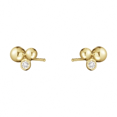 Georg Jensen 喬治傑生 MOONLIGHT GRAPES 18K金 鑽石 耳環