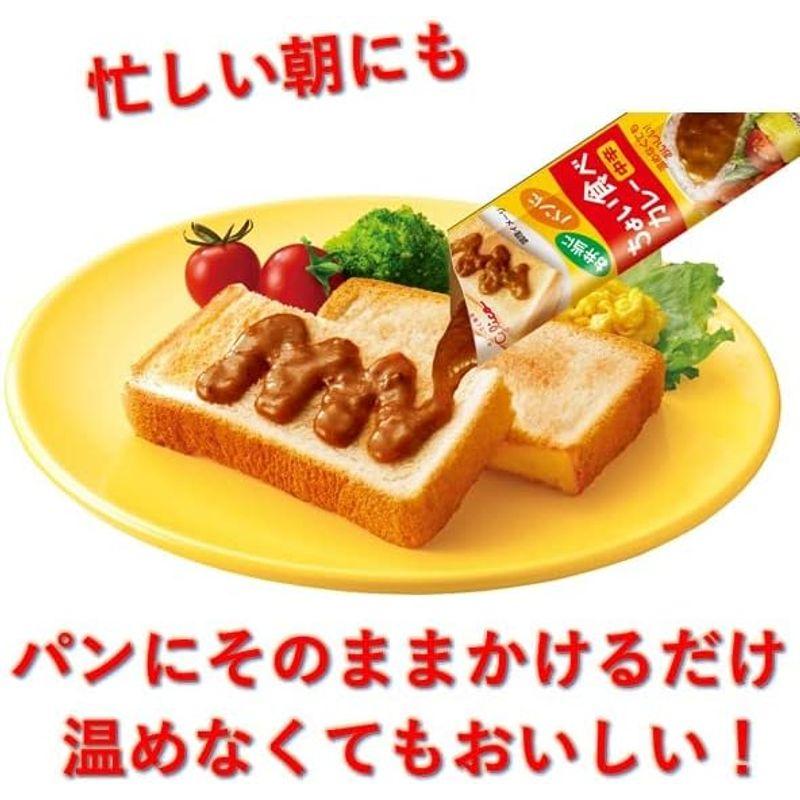 メール便サイズグリコ ちょい食べカレー 中辛 40本入(温め不要 レトルト 常温保存 非常食 備蓄 ローリングストック)