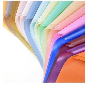 純色防水韓素紙蜜糖紙玻璃紙 包裝紙 58×58cm 台灣現貨 韓菲紙 韓式包裝紙 鮮花花束 包裝材料  壹樓花藝雜貨