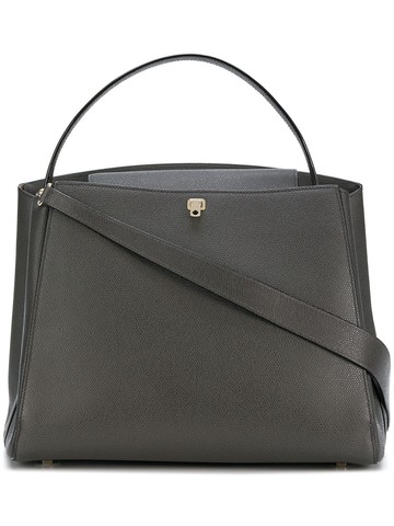Valextra - medium Brera tote bag - women - Leather - One Size - Grey