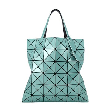 ISSEY MIYAKE 三宅一生 BAOBAO 6x6金屬感雙色手提包-藍X湖水綠