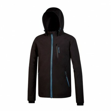 【【蘋果戶外】】山林 M12J01 01 黑 男 輕量防風SOFT SHELL外套 軟殼外套 軟殼衣 保暖外套防風防潑水 秋冬 Mountneer