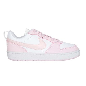 NIKE COURT BOROUGH LOW 女大童運動休閒鞋 DV5456-105 白粉