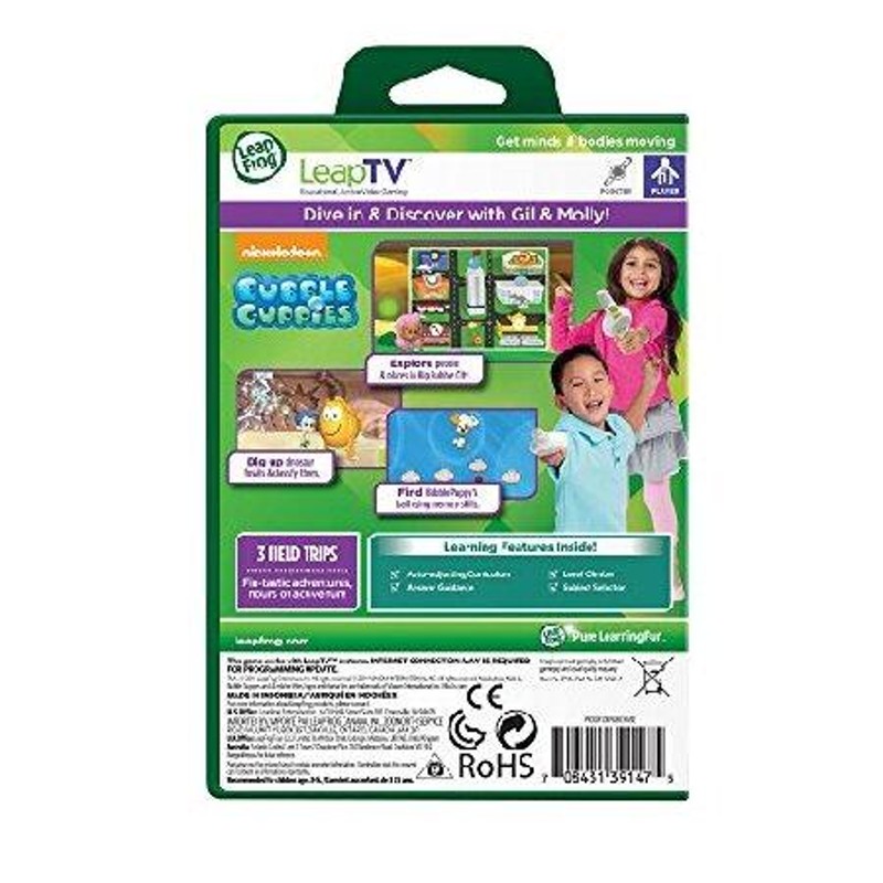 LeapFrog LeapTV Nickelodeon Bubble Guppies Educational, Active