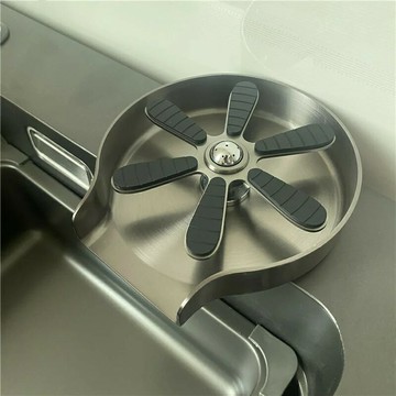 洗杯器 高壓洗杯器 SUS304不鏽鋼高壓噴洗家用水槽洗杯器自動水龍頭奶茶店酒吧臺神器