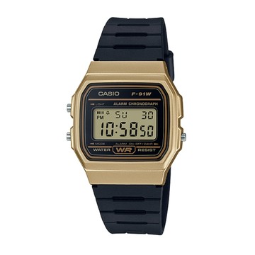 CASIO卡西歐 輕薄方形電子錶/F-91WM-9A