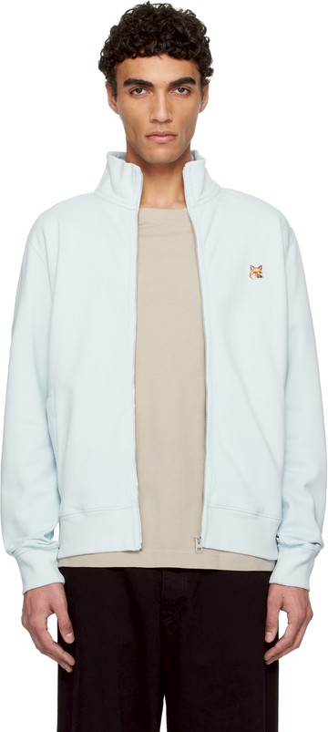 Maison Kitsuné 蓝色 Fox Head Patch Fullzip Regular 夹克
