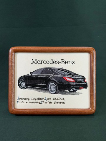 【刺繡相框8吋】- 愛車