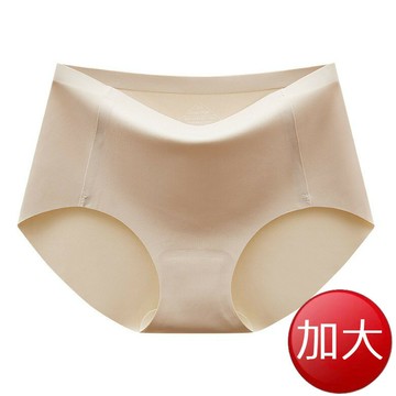 極柔輕盈無痕內褲-杏色(加大碼) [大買家]