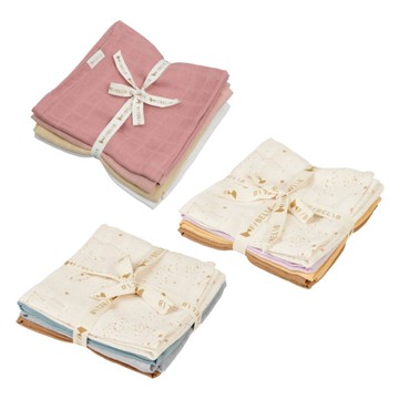 丹麥 Fabelab 有機棉紗布巾四入組(多款可選)包巾