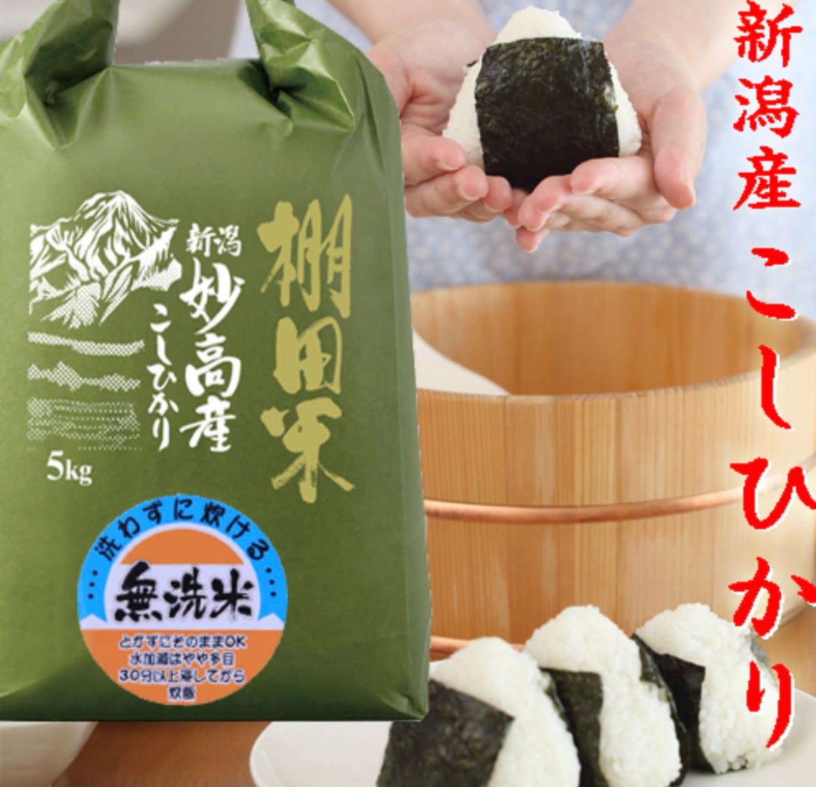 新潟県産 棚田米コシヒカリ 無洗米 5kg 令和4年産 コシヒカリ 無洗米5kg 米 高級米 おいしいお米 美味しいお米 産地直送 農家の米 コシヒカリの郷小出農場