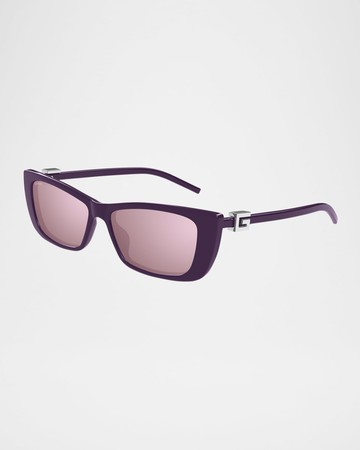 Cat-Eye Plastic Sunglasses