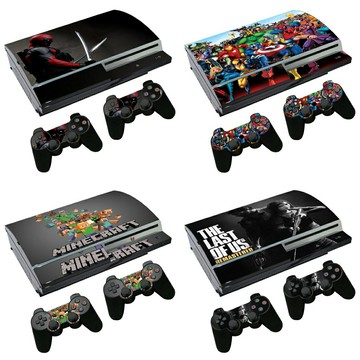 PS3 1000厚機貼紙 PS31000貼膜 PS3厚機游戲機貼膜游戲款圖可定制