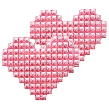 情人節愛心鋁箔氣球 愛心背景牆 寬140x高120公分  粉色  2個